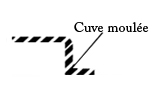 Cuve moulee pour plan de travail en Solid Surface - Plan-de-Travail-33.fr