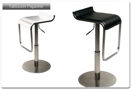 Plan-de-travail-33.fr - Tabouret de bar design modle Papeete