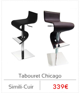 Plan-de-travail-33.fr - Tabouret de bar design modle Chicago