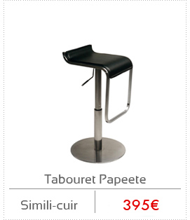 Plan-de-travail-33.fr - Tabouret design Papeete