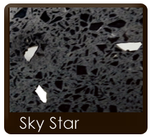 Plan-de-Travail-33.fr - Plan de travail en Quartz coloris Sky Star